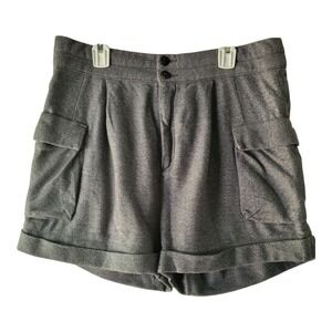 💕Rag & Bone Cargo Shorts 100% Cotton Casual Women's Size 6 Grey
